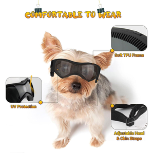 Lunettes de soleil pour chien de petite race, lunettes de protection UV pour chien de taille moyenne - Product Image 2