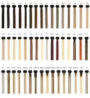 Extensions de cheveux humains à la kératine Genius Weft, double trame, cuticules alignées, vierges, pour salon – Meilleures ventes