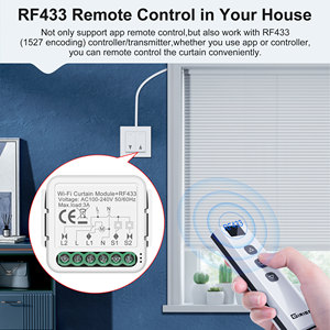Modulo Switch GIRIER Smart Home WiFi RF433 per Tende, Relè di Automazione Fai-da-Te per Motore Elettrico di <span class=keywords><strong>Tapparelle</strong></span> e Avvolgibili - Product Image 2