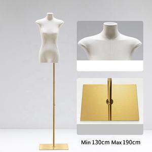 Maniquí <span class=keywords><strong>de</strong></span> Busto <span class=keywords><strong>de</strong></span> <span class=keywords><strong>Mujer</strong></span> <span class=keywords><strong>de</strong></span> Madera <span class=keywords><strong>con</strong></span> Hombros Anchos para Exhibición en Tienda <span class=keywords><strong>de</strong></span> Moda y Escaparate - Product Image 4