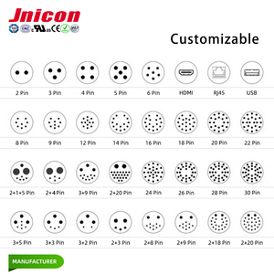 2 + 13 pin kết nối không thấm nước 2pin điện 13Pin dữ liệu 15 địa chỉ liên lạc Bảng điều chỉnh gắn kết IP67 cắm ổ cắm nam nữ kết nối - Product Image 6