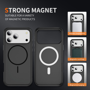 Fundas Magnéticas de Lujo para Teléfono, Resistentes a Impactos, para iPhone 17, 17 Pro, 17 Pro <span class=keywords><strong>Max</strong></span>, 17 <span class=keywords><strong>Air</strong></span>, Venta al Por Mayor - Product Image 3