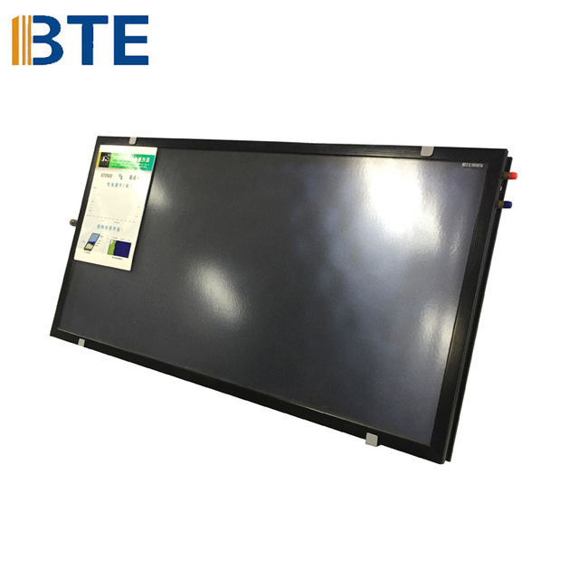 High Efficiency Black Aluminum Flat Plate Solar Panel with Copper Pipes for Solar Water Heater System