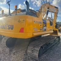 Moteur d'origine, structure durable, pièces de rechange mondiales, pelle d'occasion KOMATSU PC240 pour le soutien minier, les projets d'irrigation et la construction