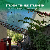 Voile d'ombrage verte tissée pour extérieur avec œillets, filet respirant durable anti-gel pour jardin, bricolage et maison.