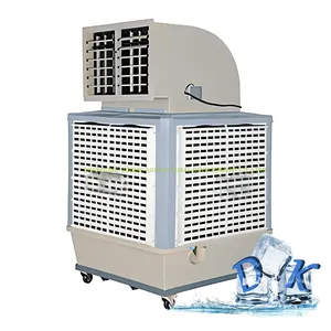 Refroidisseur d'air par évaporation 35000m3/h climatiseur industriel commercial canalisé ventilateur par évaporation climatiseur industriel du désert