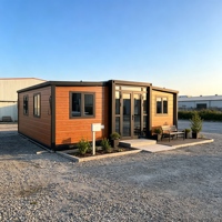 Maison extensible minimaliste de 20 pieds avec 2 pièces pour usage touristique