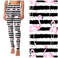 Wholesale Factory Direct Sales European American Popular Funnyt Cute Cat Flamingo Sportswear Yoga Print Leggings