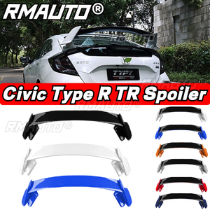 สปอยเลอร์หลังทรง TR สำหรับ Civic Type R ชุดแต่งสปอยเลอร์หลังคาสำหรับ Honda Civic Sedan Hatchback ปี 2016-2021 - Product Image 5