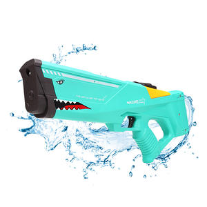 Hot Summer Sale PC Plastic Material Electric Long Distance Water Gun Automatic Burst Shark Design For Kids And Adults