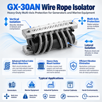 Amortisseur de vibrations pour caméra Hoan GX-30AN1 en acier inoxydable avec câble métallique, accessoires de fixation, garantie 1 an