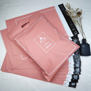 Tùy Chỉnh In Logo Màu Hồng Bao Bì Nhựa Vận Chuyển Poly Mailer Bưu Chính Polymailer Túi Gửi Thư Cho Quần Áo - Product Image 1