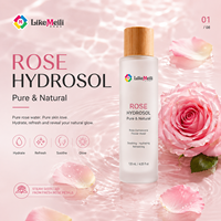 Tonique à l'hydrolat de rose 120ml, eau florale de Rosa Damascena, sans alcool, hydratant, apaisant, rafraîchissant, brume pour le visage pour tous types de peaux