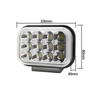 Système d'éclairage universel pour moto 20W, phares LED étanches IP67, lampe de travail LED pour camion, position avant