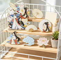 Broches en métal sur mesure d'inspiration anime antique, fabriquées en Chine, conception gratuite, faible MOQ pour cadeaux souvenirs