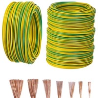 Câble flexible monophasé jaune-vert pour mise à la terre
