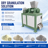 Granulateur à double rouleau pour la production d'engrais en poudre, machine de granulation pour la production d'engrais à base d'argile bentonite