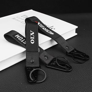 Lanière courte en nylon personnalisée avec logo imprimé, porte-clés tactique en tissu haute résistance pour l'extérieur - Product Image 4