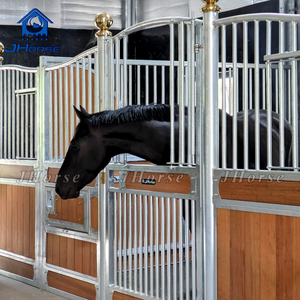 Écurie à chevaux portable galvanisée à chaud JHorse 3x3m 3.5mx3.5m 4x4m, box d'écurie en acier pour fermes - Product Image 1