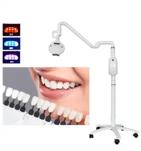 Toptan diş beyazlatma ağartma ünitesi 8 adet Led lambalar mobil diş diş profesyonel beyazlatma klinik için