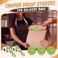 Autocollants « Merci pour votre commande » pour la fraîcheur des livraisons, accessoires pour livreurs, livraison de repas, anti-effraction, courses, plats à emporter