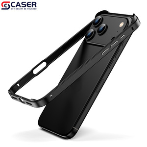 Cover per <span class=keywords><strong>iPhone</strong></span> Serie 17 (11-18 <span class=keywords><strong>Pro</strong></span> Max) in Lega di Alluminio Pura con Angoli Rialzati in Silicone, Protezione Anticaduta e Dissipazione del Calore - Product Image 3