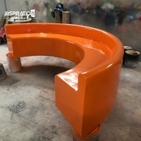 Banc d'entrée en FRP, présentoir commercial, pot de fleurs en fibre de verre, siège