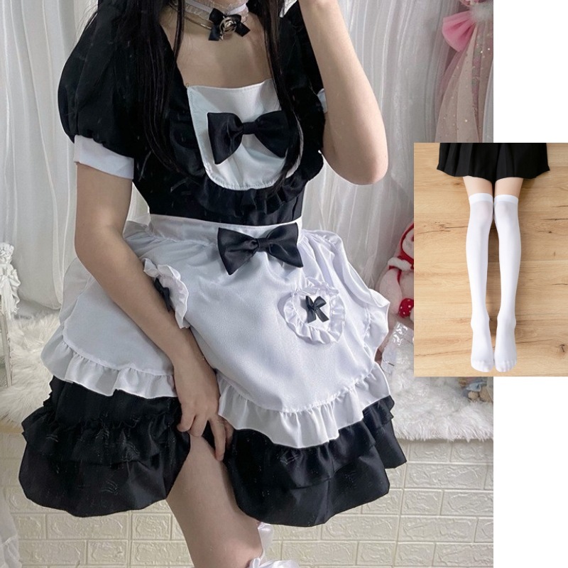 Black and white socks