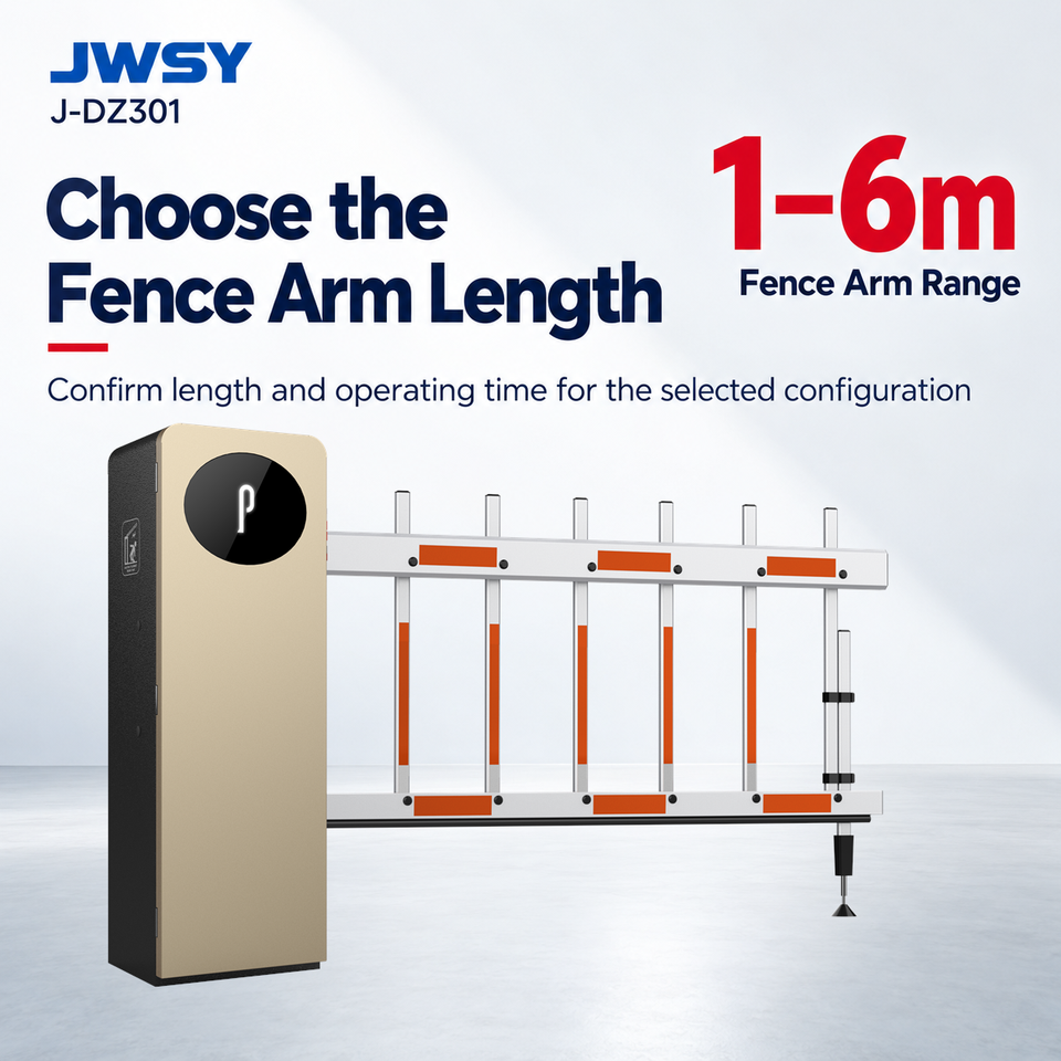 Fence Arm Barrier Gate Encrypted Remote Control Brushless Motor IP54 ...