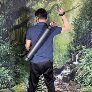 Muestra gratis personalizada 600D PVC arco bolsa ligera de gran capacidad al aire libre caza Cruz arco ajustable ballesta caso bolsa - Product Image 5