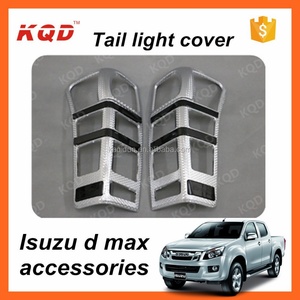 ABS Plastic Chrome Taillight Cover Tail Lamp Cover for Isuzu2013 Dmax Accesorios 2012 Car Accessories Chrome <b>Kit</b> - Product Image 3