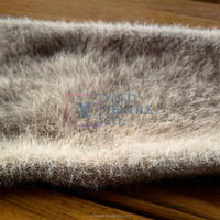 FD White Imitate Nerz Fancy Yarn 0, 9 1,3 cm Nylon Wimpern feder für Pullover