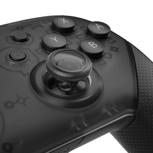 EXtremeRate Manettes Analogiques Transparentes Noires de Remplacement, Joysticks 3D pour Manette Nintendo Switch Pro - Product Image 4