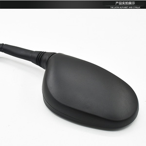 Rétroviseur de moto convexe grand angle universel, rétroviseur de remplacement pour scooter, matériau ABS noir - Product Image 4