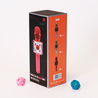 Boîte en papier recyclable personnalisée avec pelliculage mat pour microphone sans fil, haut-parleur, cadeau et emballage de vente au détail