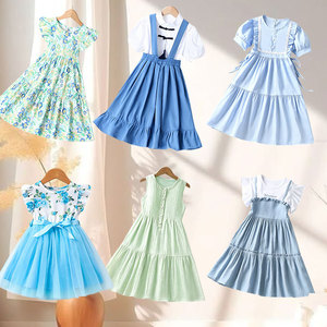 Best Price High Quality Child African Dresses Used <b>Clothes</b> Ropa De Bebe, Random Delivery Wholesale Smocked Dresses Children - Product Image 1