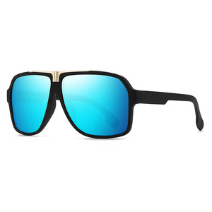 Lunettes de soleil polarisées de style européen américain à grande monture pour hommes, pour les sports de plein air, le cyclisme, la conduite, protection UV400 - Product Image 3