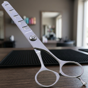 ASAP Ciseaux professionnels en acier inoxydable à 5 dents pour la retouche des cheveux, ciseaux de barbier pour la texturisation, ciseaux de coiffure - Product Image 5