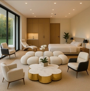 Juego de Sofás Modulares de Lujo para Sala de Espera de Oficina, Muebles de Dormitorio de Alta Gama - Product Image 2