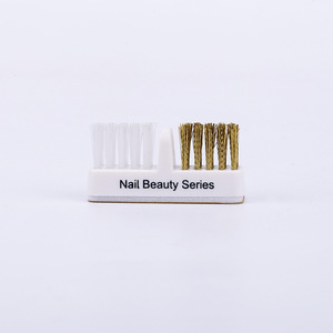 <b>Nail</b> Beauty Series Copper Wire Brush Flat Bristle For <b>Nail</b> Polishing Cleaning Head - Product Image 2