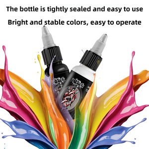 Encre de tatouage Poseidon avec motif cœur, couleurs vives, 30 ml, ensemble d'encres pour tatouage - Product Image 2