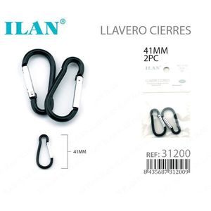Moschettone ILAN 41mm per Uso Esterno con Portachiavi - Product Image 1