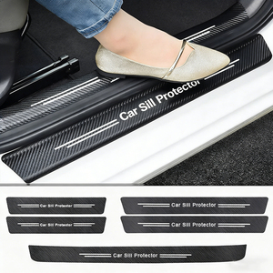 4 pièces/5 pièces autocollants <span class=keywords><strong>de</strong></span> <span class=keywords><strong>protection</strong></span> <span class=keywords><strong>de</strong></span> <span class=keywords><strong>seuil</strong></span> <span class=keywords><strong>de</strong></span> porte en Fiber <span class=keywords><strong>de</strong></span> carbone bande <span class=keywords><strong>de</strong></span> <span class=keywords><strong>seuil</strong></span> en cuir anti-rayures pour la <span class=keywords><strong>Protection</strong></span> <span class=keywords><strong>de</strong></span> voiture Dodge - Product Image 1