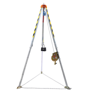 Trépied de sauvetage industriel de 3m treuil de sécurité de l'unité de sauvetage pour la protection contre les chutes trépied de sauvetage vif en aluminium pour la lutte contre l'incendie - Product Image 4