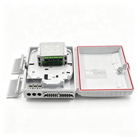 Kotak Terminal Akses Fiber FTTH 16 Port IP65 Outdoor NAP Box dengan Splitter PLC 1x16 SC APC Kotak Distribusi Serat Optik