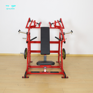 Máquina de <span class=keywords><strong>press</strong></span> de pecho superinclinada con carga de placas y convergencia independiente, popular y de bajo mantenimiento para gimnasios. - Product Image 3