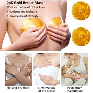 Big Breast Enhancer Kollagen Kristall Brust maske Blatt Benutzer definierte Vitamin C Kollagen Aufhellung Straffung Brust vergrößerung maske - Product Image 3