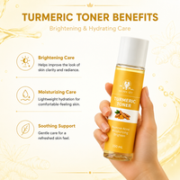 Tonique Visage Bio au Curcuma en Gros – Meilleur Correcteur Anti-Taches Brunes, Peeling, Éliminateur d'Imperfections et d'Acné