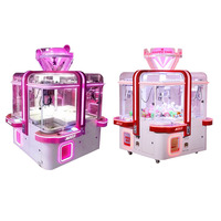 Mini grue à griffes à pièces à 4 jeux Jeu de récupération de cadeaux pour enfants