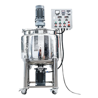 DZJX savon liquide mélangeur à Double enveloppe veste à Double couche chauffage électrique réservoir de mélange agitateur détergent faisant la Machine